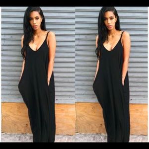 Boho V-Neck Pocket Dress